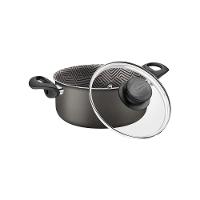 Caçarola Tramontina Paris Em Alumínio Com Revestimento Antiaderente Starflon Max Chumbo Com Tampa D - 1