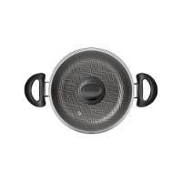 Caçarola Tramontina Paris Em Alumínio Com Revestimento Antiaderente Starflon Max Chumbo Com Tampa D - 6