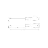 Chave De Fenda Tramontina Yellow Com Ponta Cruzada 1-4x6" - 5