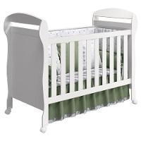 Berço Americano Danny E Guarda Roupa Infantil Eloá Branco Acetinado Com Colchão Gazin - Phoenix Baby