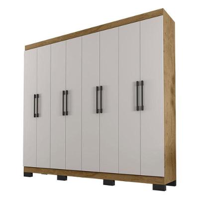 Guarda Roupa Casal B2348 Freijó Baunilha - Araplac