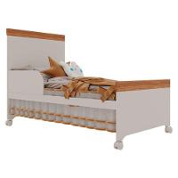 Berço Americano Mini Cama Antonella Off White Caramelo Com Colchão Ortobom - Canaã - 5