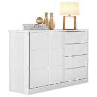 Quarto De Bebê Blenda Com Berço Americano Maya Branco Acetinado Com Colchão Ortobom - Phoenix Baby - 9