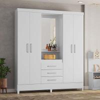 Guarda Roupa Infantil Capelinha Pérsia Branco Flex - Demóbile - 6