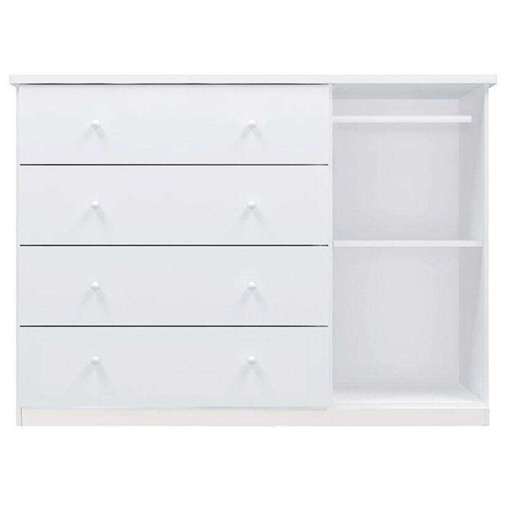 Quarto De Bebê Completo Eloisa Com Berço Lila Branco Brilho - Phoenix - 5