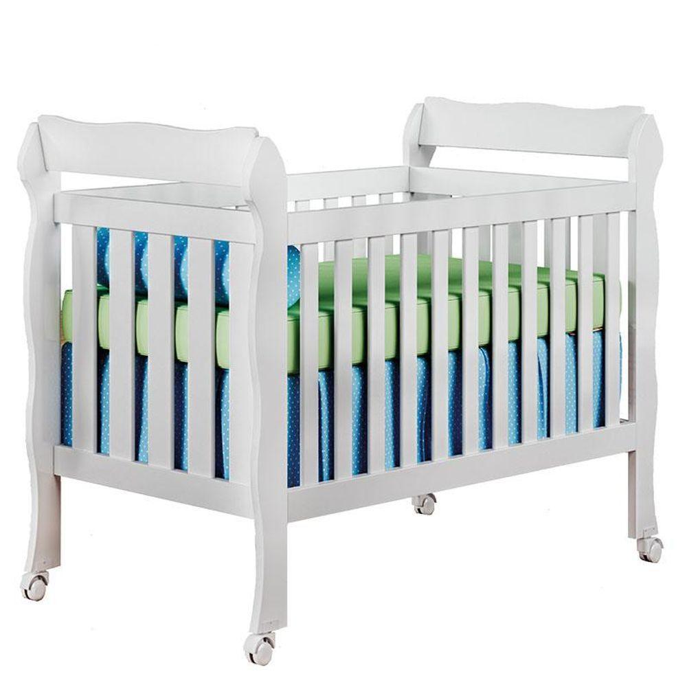 Quarto De Bebê Completo Eloisa Com Berço Lila Branco Brilho - Phoenix - 9