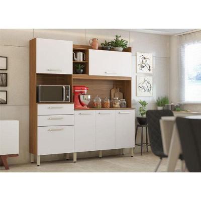 Kit Para Cozinha Ambiente Select Amêndola Branco - Demóbile
