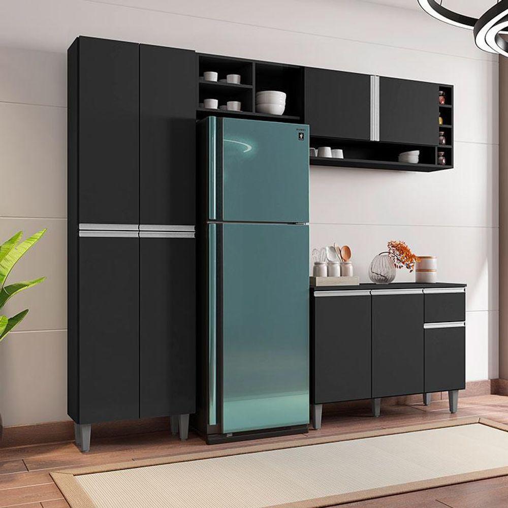 Cozinha Vanessa Preto Fosco - Ajl - 4