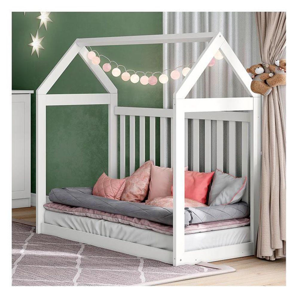 Berço Montessoriano Americano Branco Com Colchão Gazin - Henn - 6