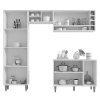 Cozinha Vanessa Cinza Fosco - Ajl - 3