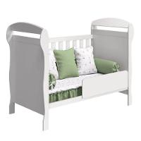 Berço Americano Danny Branco Brilho Com Colchão Gazin - Reller - 3