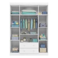 Quarto De Bebê Helena Com Berço Lila Branco Brilho - Phoenix - 2