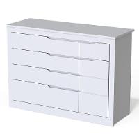 Berço Multifuncional E Cômoda Cléo Branco Acetinado - Carolina Móveis - 3