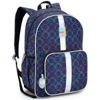 Mochila De Costas Just Keep On Smiling For Girls Denlex Azul - 1