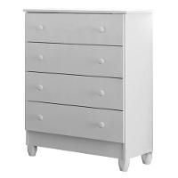 Cômoda Gaveteiro Ariel Branco Brilho - Carolina - 1