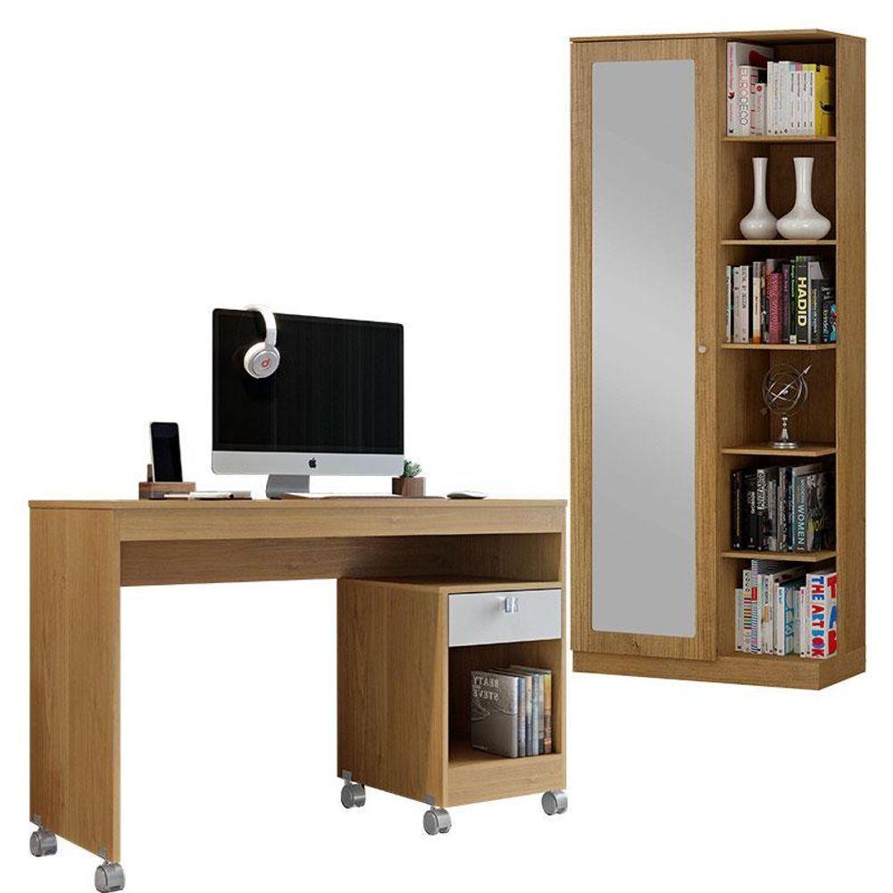 Mesa Para Computador Giga E Multiuso João Pessoa Cinamomo Off White - Valdemóveis - 1