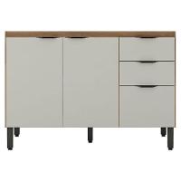 Balcão Para Pia Firenze 120 Cm Amêndola Touch Nude Prime Tx - Demóbile - 3