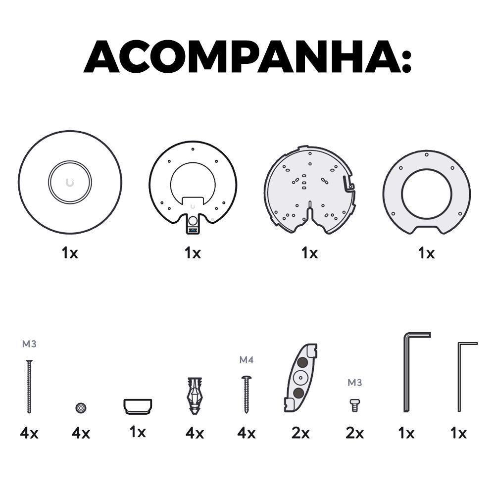 Roteador Wi-fi 6 Access Point Dual Band 5.3 Gbps | U6 Pro Ubiquiti - 2