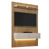 Home Suspenso Frisado Curitiba 1344 Cinamomo Off White Com Led - Valdemóveis - 1