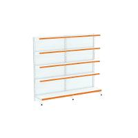 Kit 2 Módulos De Gôndolas Parede 1,70 Fit40 Amapá Expositor Branco - 1