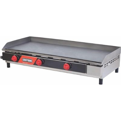 Chapa A Gás Queimador Gaveta 100x40 Fg10 Croydon Chapa Para Lanches 100x40