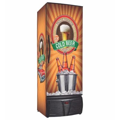 Cervejeira Com Porta Cega Rf017 Premium Frilux Refirgerador Com Porta Adesivada 570 Litros 220v
