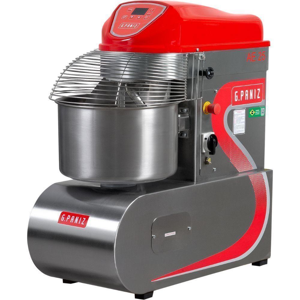 Masseira Espiral 25kg 2 Velocidades Trifásico Ae25g2 G.paniz Amassadeira 25kg Inox 220v - 1