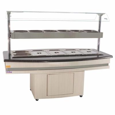 Buffet Self Service Conjugado 10gns Rf130 Frilux Buffet Quente E Frio 220v