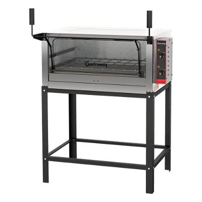 Forno De Lastro Elétrico Fle800pg Gastromaq Forno Elétrico Com Porta Guilhotina 220v Epóxi