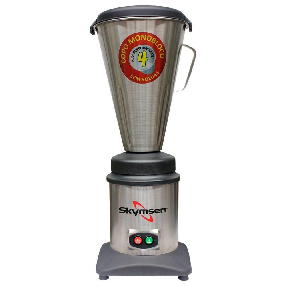 Liquidificador De Alta Rotação Inox 4 Litros Ta04mb Skymsen Liquidificador Inox 4 Litros 220v - 1