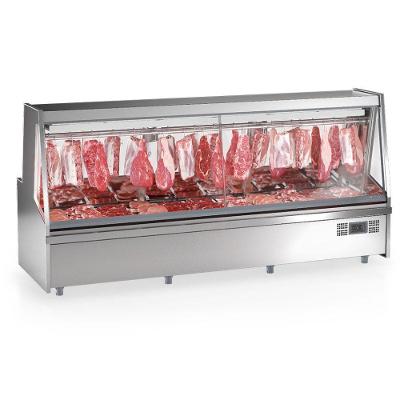 Balcão Frigorífico Premium Turino Com Depósito Gatp300ad Gelopar Expositor De Carnes Inox 220v