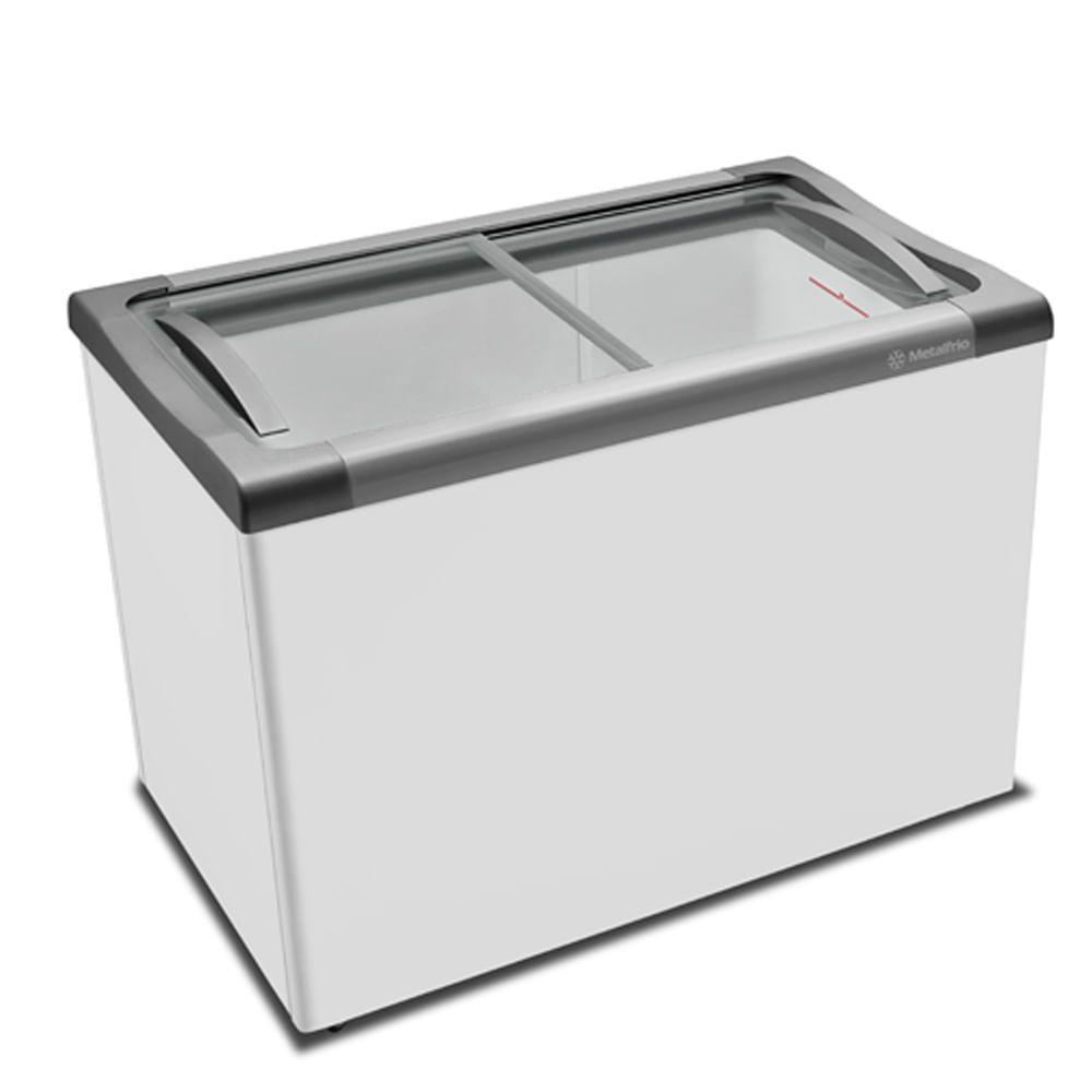 Freezer De Sorvete Horizontal Nf30 Metalfrio Expositor 292 Litros Branco 110v - 1