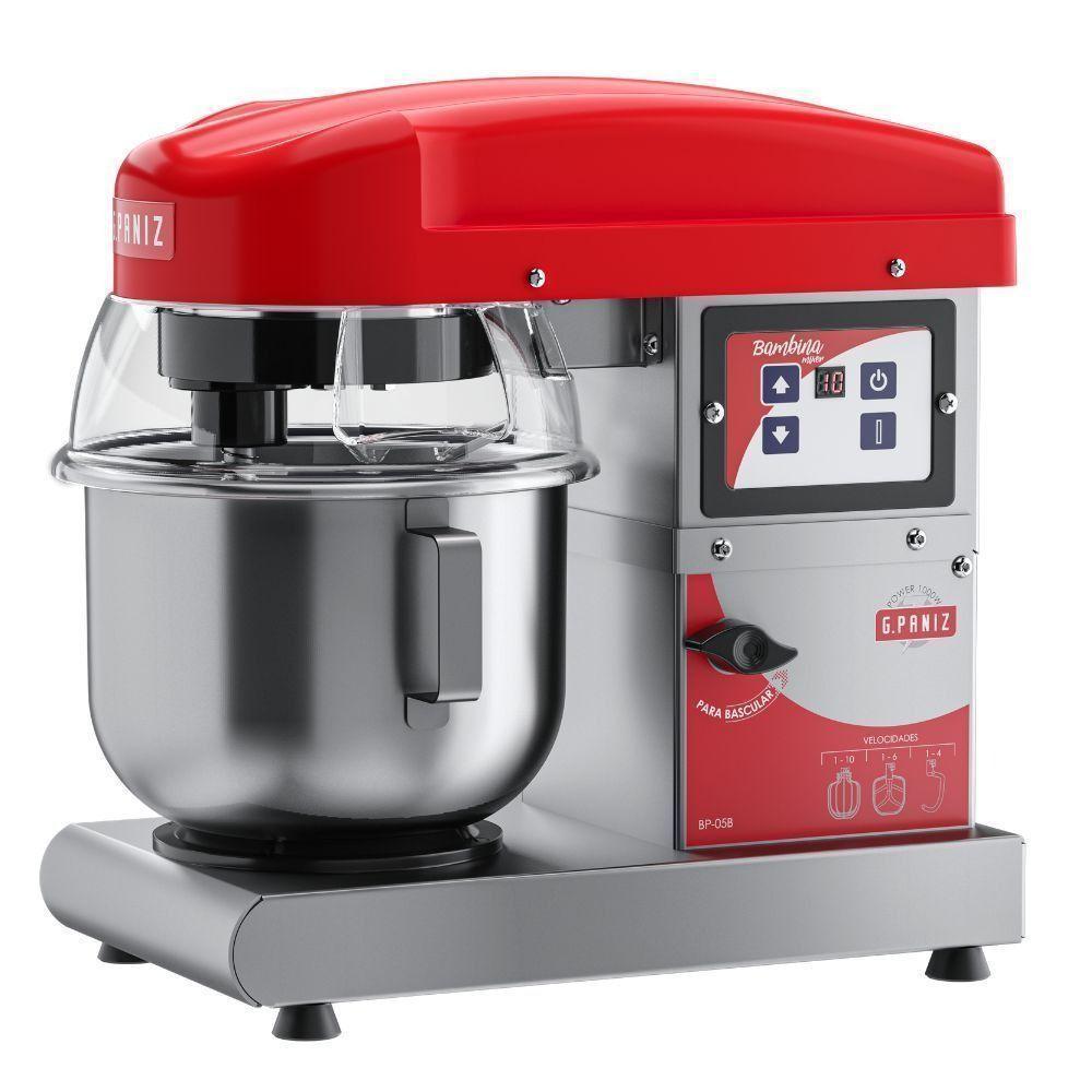 Batedeira Planetária Bambina Digital 5 Litros Bp05b G.paniz Batedeira 5 Litros Inox Bivolt - 1