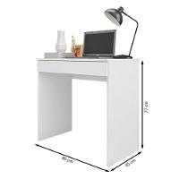 Mesa Para Computador Alexia Branco Brilho - Ajl - 3