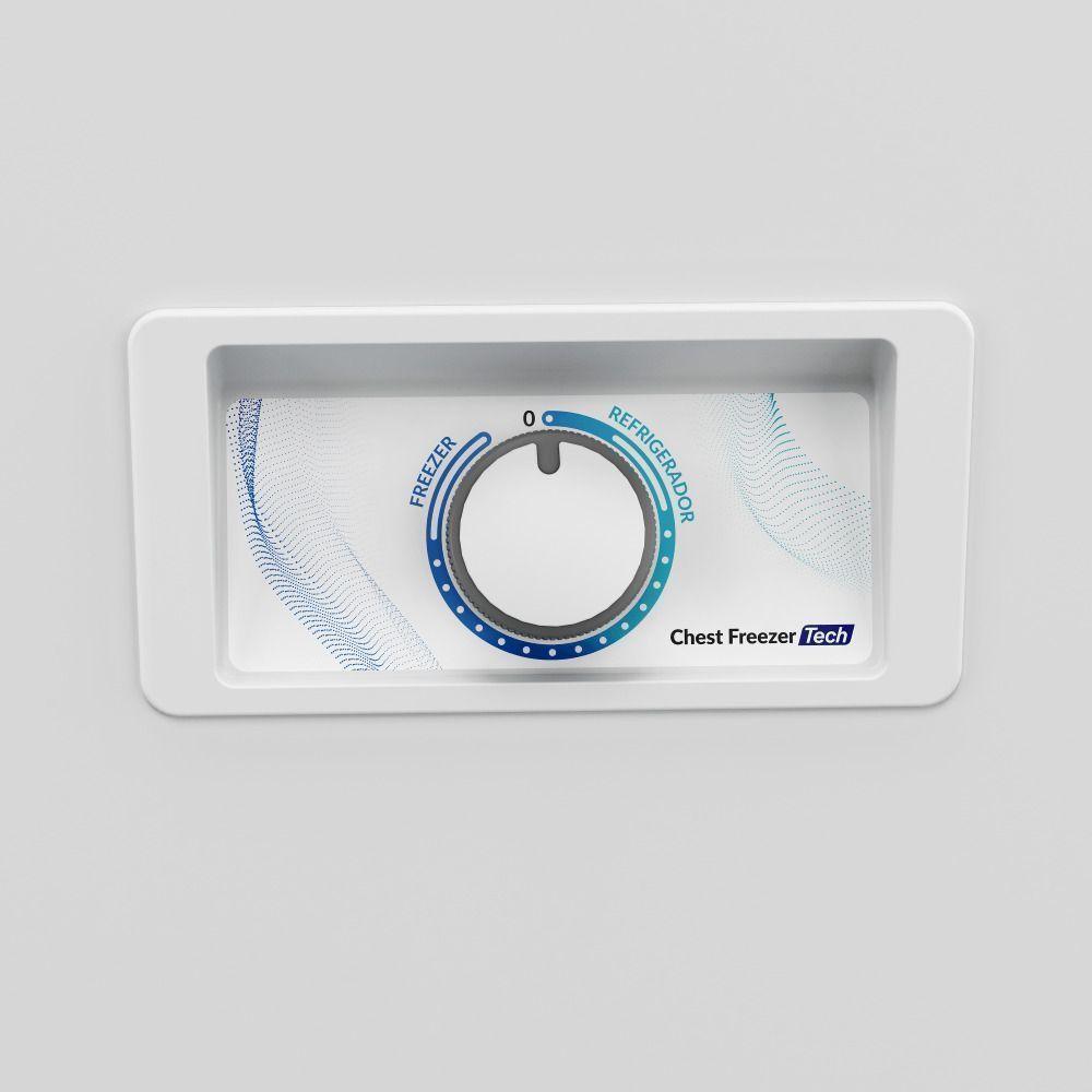Freezer Horizontal Dupla Ação 2 Tampas Da550if Metalfrio Conservador 543 Litros Branco Bivolt - 2
