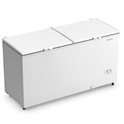 Freezer Horizontal Dupla Ação 2 Tampas Da550if Metalfrio Conservador 543 Litros Branco Bivolt