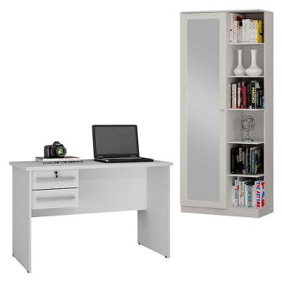 Mesa Para Computador Byte E Multiuso João Pessoa Branco - Valdemóveis