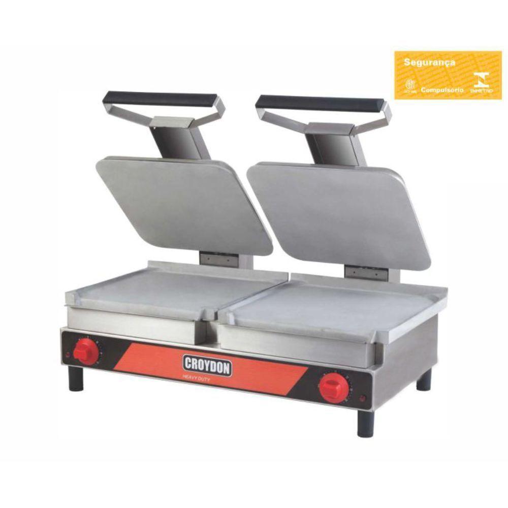 Sanduicheira Elétrica Dupla Lisa Sadl Croydon Chapa Para Lanche A Gás Sadl110v - 1