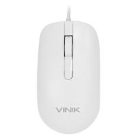 Mouse Usb Dynamic Slim Branco 1600 Dpi Cabo 1,8m - Vinik - Dm126b - 1