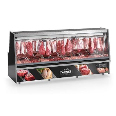 Balcão De Carnes Gats300 Gelopar Expositor De Carnes Preto 3mt 220v