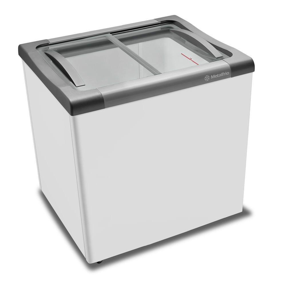 Freezer De Sorvete Horizontal Nf20 Metalfrio Expositor 185 Litros Branco 220v - 1