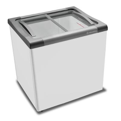 Freezer De Sorvete Horizontal Nf20 Metalfrio Expositor 185 Litros Branco 220v