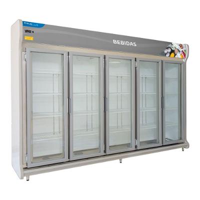 Expositor De Bebidas 5 Portas Polofrio Refrigerador De Bebidas Preto 220v