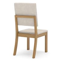 Cadeira Para Mesa De Jantar Ambiente Milla Kit 2 Peças Nature Linho - Henn - 3