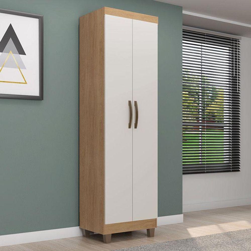 Armário Multiuso Lite Nature Off White - Móveis Leão - 3