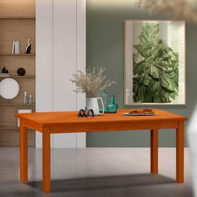 Mesa De Jantar Para 8 Lugares Madeira Maciça Marrom Solace Shop Jm
