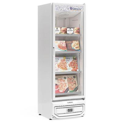 Freezer Expositor Vertical 1 Porta De Vidro Gcvc45 Gelopar Expositor 445 Litros Branco 220v