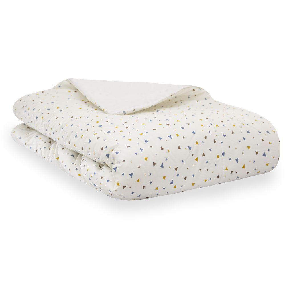 Edredom Dupla Face Para Berço Percal 200 Fios 100% Algodão 1 Peça - Triangles - 1