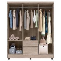 Guarda Roupa Infantil Flash 2 Branco Rosa Flex - Demóbile - 2