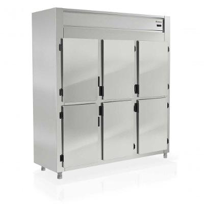 Geladeira Comercial 6 Portas Grep6p Gelopar Refrigerador 6 Portas Inox 110v